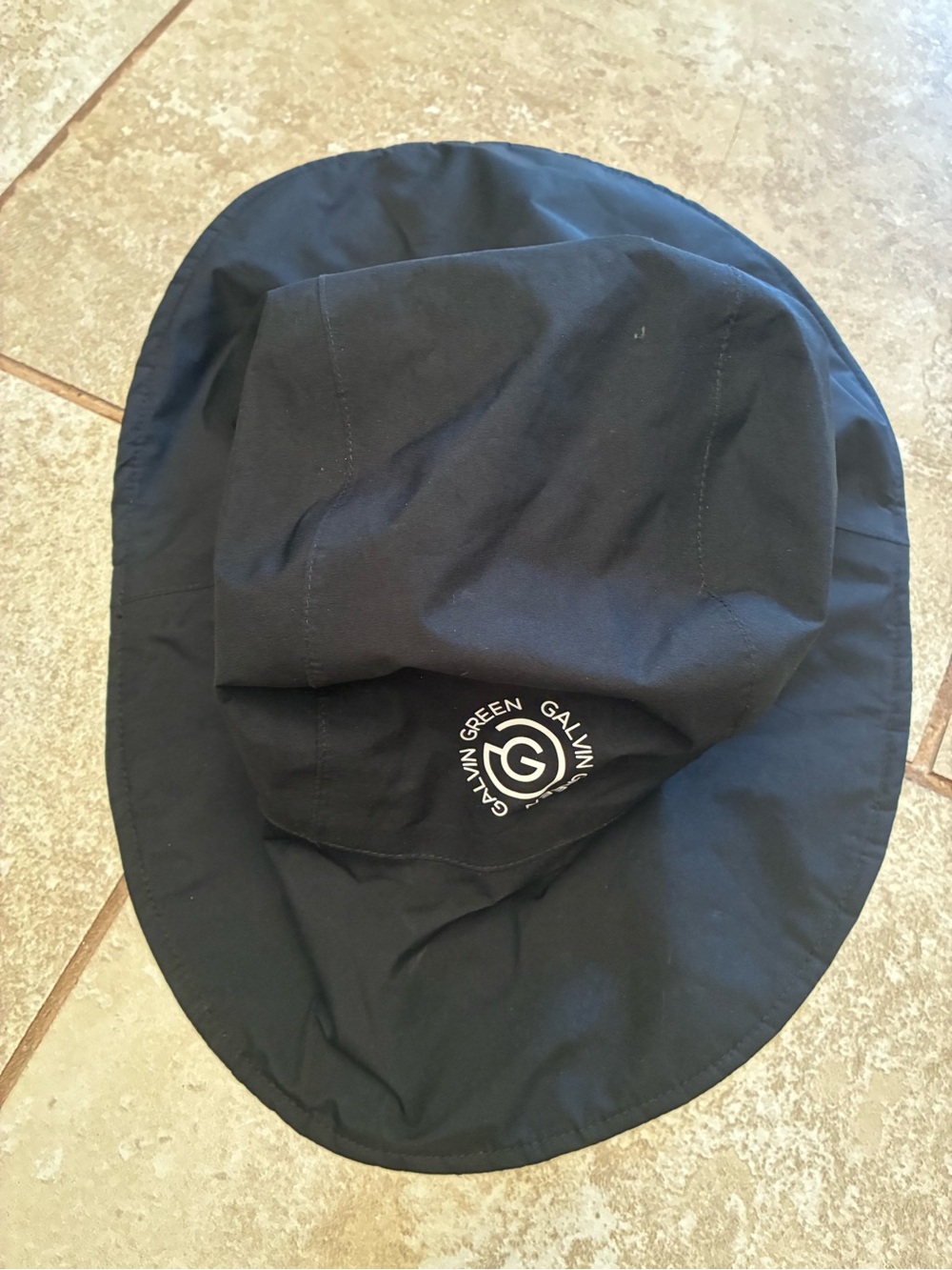 Galvin Green Men's Black Bucket Hat with Branded Logo